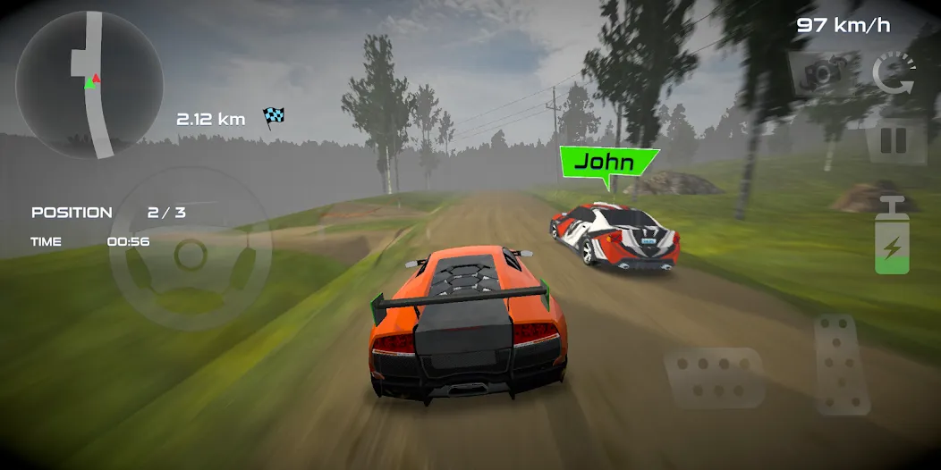 Rally Car : Extreme Fury Race (Ралли Кар)  [МОД Меню] Screenshot 2