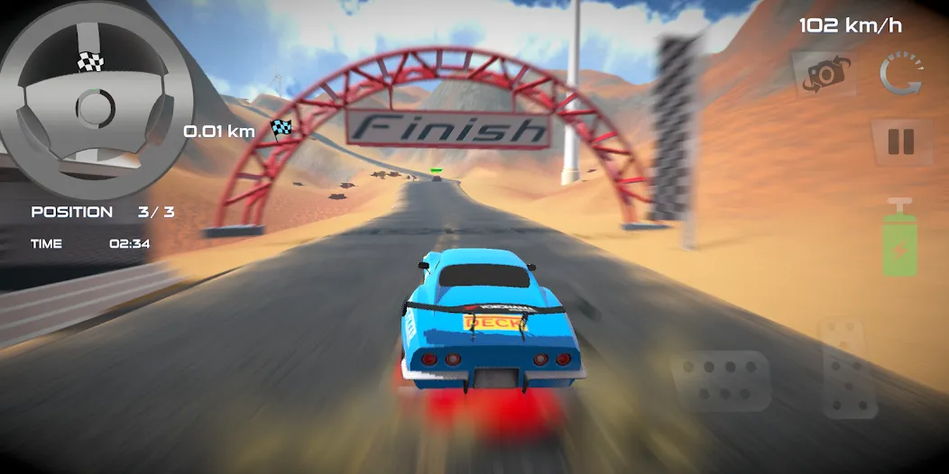 Rally Car : Extreme Fury Race (Ралли Кар)  [МОД Меню] Screenshot 4