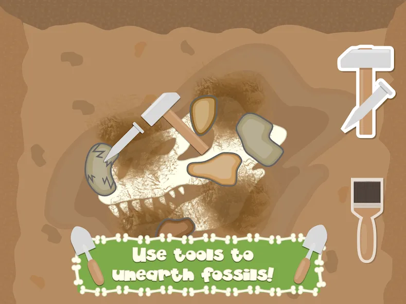 Dino Fossil Dig - Jurassic Adv (Дино Фоссил Диг)  [МОД Все открыто] Screenshot 3