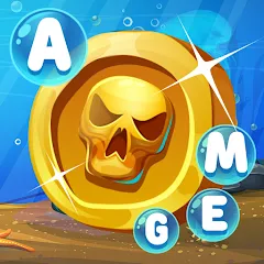 Взломанная Gold for words: anagram games  [МОД Unlocked] - стабильная версия apk на Андроид