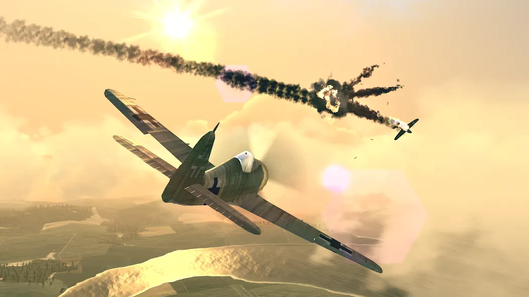 Warplanes: WW2 Dogfight (Варплейнс)  [МОД Меню] Screenshot 2