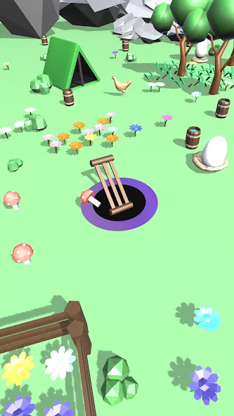 Hole Vacuum 3D (Хол Вакуум 3Д)  [МОД Много монет] Screenshot 5