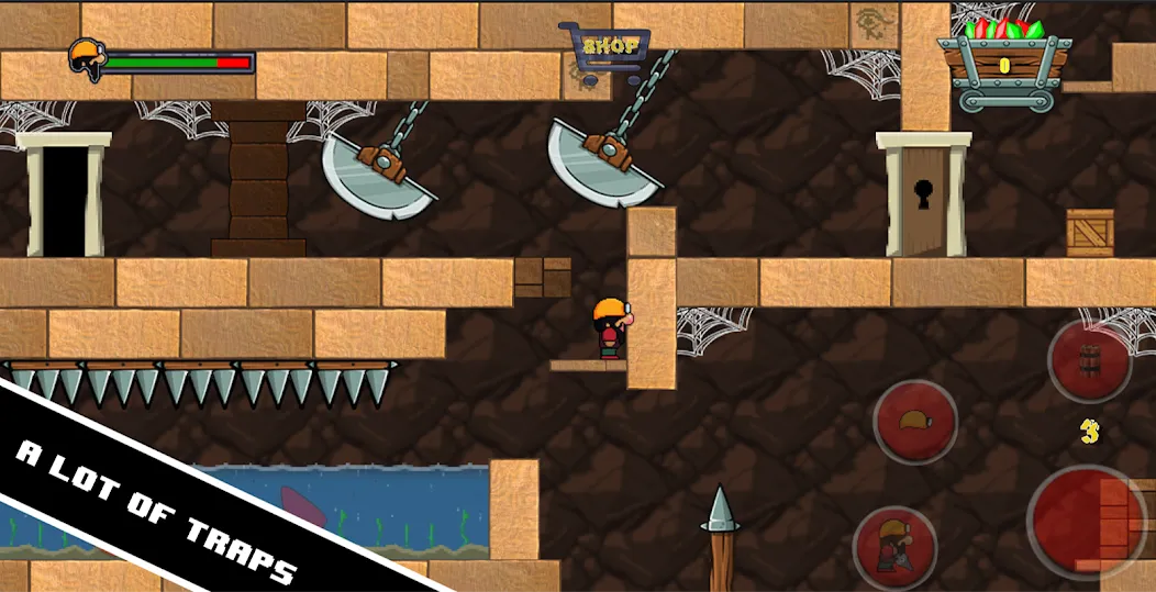 Dan the Dungeon Digger (Дэн Данжн Диггер)  [МОД Бесконечные монеты] Screenshot 1