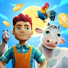 Скачать взломанную CropBytes: A Crypto Farm Game (КропБайтс)  [МОД Меню] - полная версия apk на Андроид