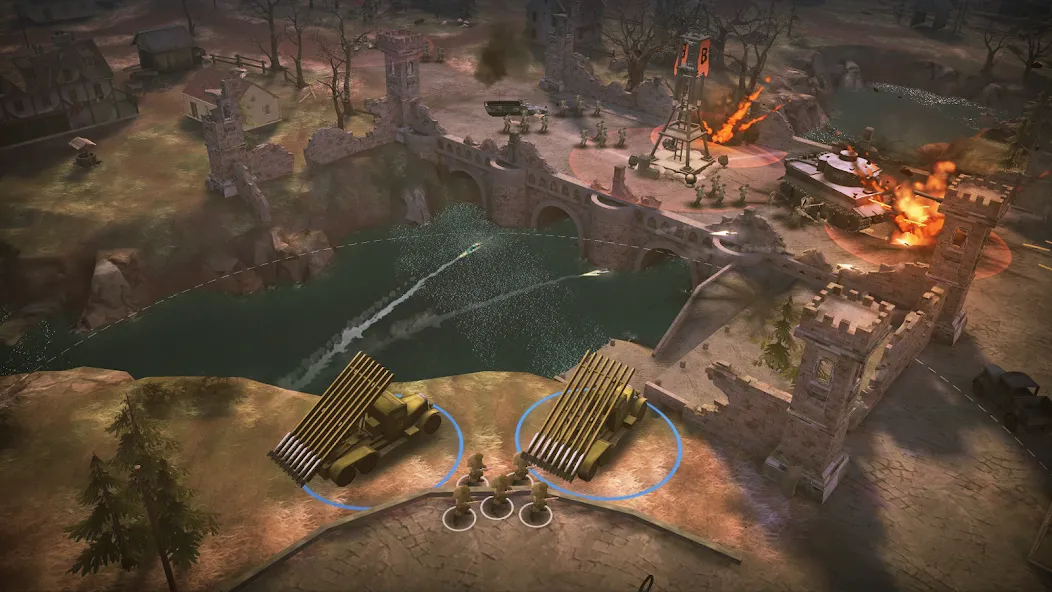 World War Armies: WW2 PvP RTS (Ворлд Вор Армиз)  [МОД Menu] Screenshot 5