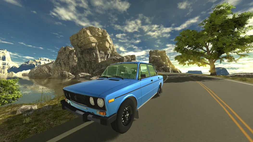 Russian Car Lada 3D  [МОД Unlimited Money] Screenshot 1