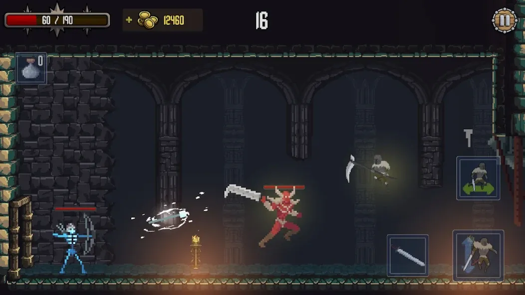 Deathblaze Action Platformer (Смертельное пламя Экшен Платформер)  [МОД Unlocked] Screenshot 4