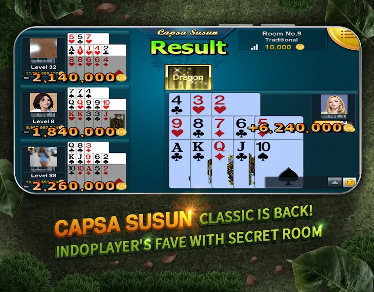 Indoplay-Capsa Domino QQ Poker (Индоплэй)  [МОД Бесконечные деньги] Screenshot 2