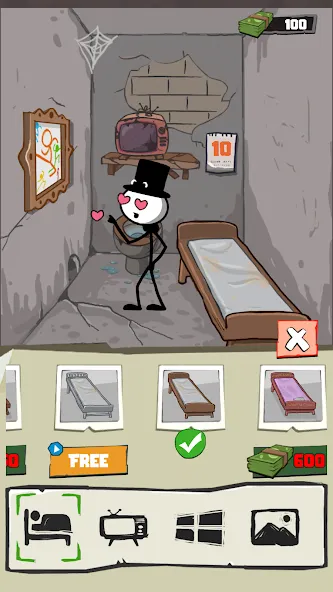 Prison Break: Stick Story (Призон Брейк)  [МОД Много денег] Screenshot 3