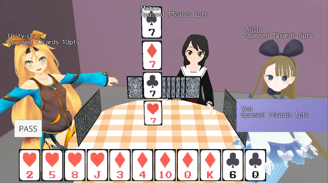 Sevens card game (Севенс карточная игра)  [МОД Много денег] Screenshot 2