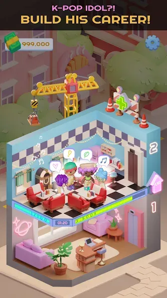 Idol Tower: K-pop & Models (Айдол Тауэр)  [МОД Menu] Screenshot 5