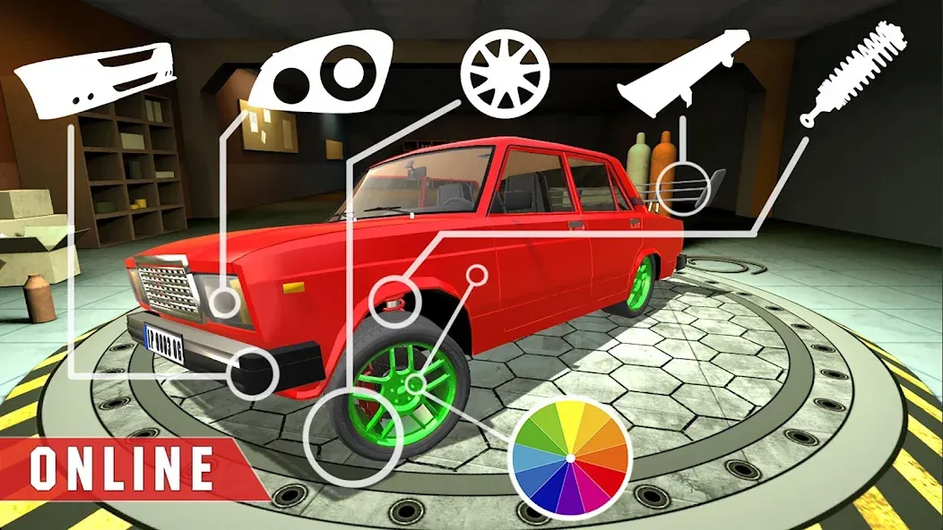 Real Cars Online Racing  [МОД Menu] Screenshot 1