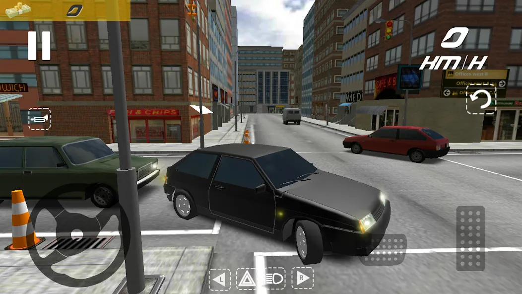 Russian Cars: 8 in City  [МОД Много монет] Screenshot 2