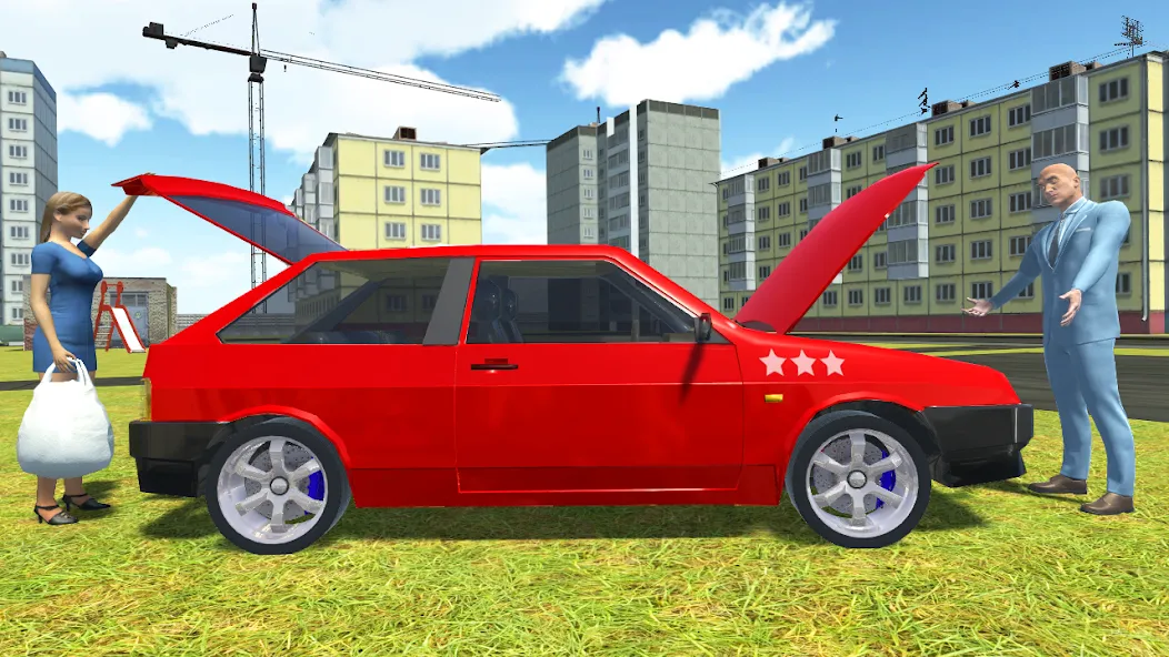 Russian Cars Simulator  [МОД Бесконечные монеты] Screenshot 3