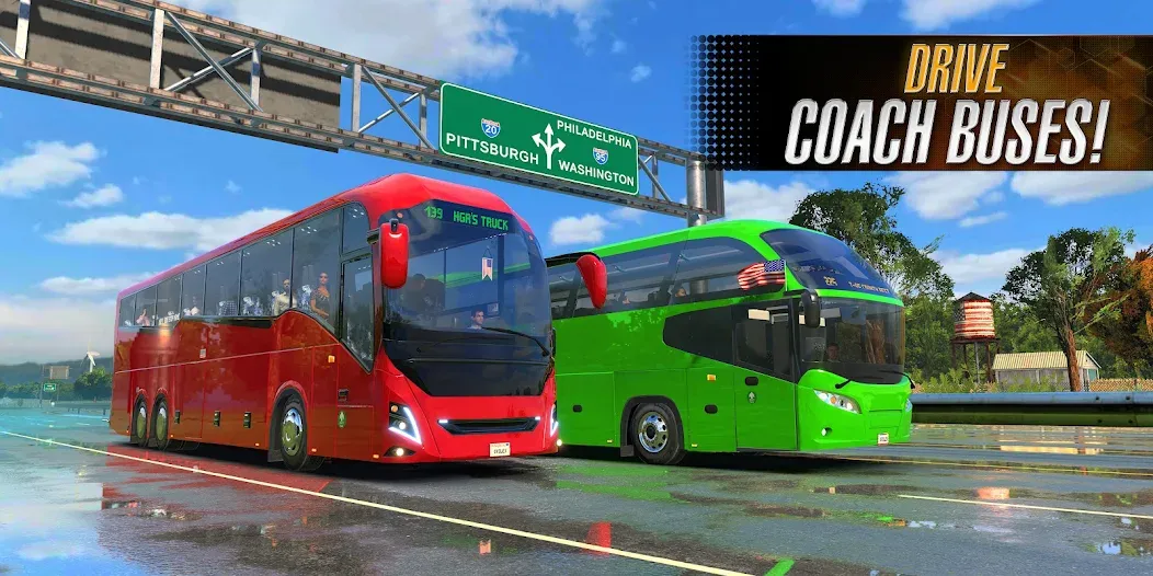 Bus Simulator 2023 (Бус Симулятор 2023)  [МОД Бесконечные монеты] Screenshot 3