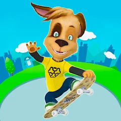 Скачать взлом Pooches: Skateboard  [МОД Много денег] - последняя версия apk на Андроид