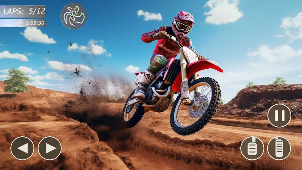 MX Bikes: Motocross Dirt bikes  [МОД Все открыто] Screenshot 2