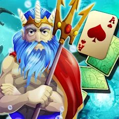 Взлом Solitaire Atlantis (олитэр Атлантис)  [МОД Unlimited Money] - стабильная версия apk на Андроид