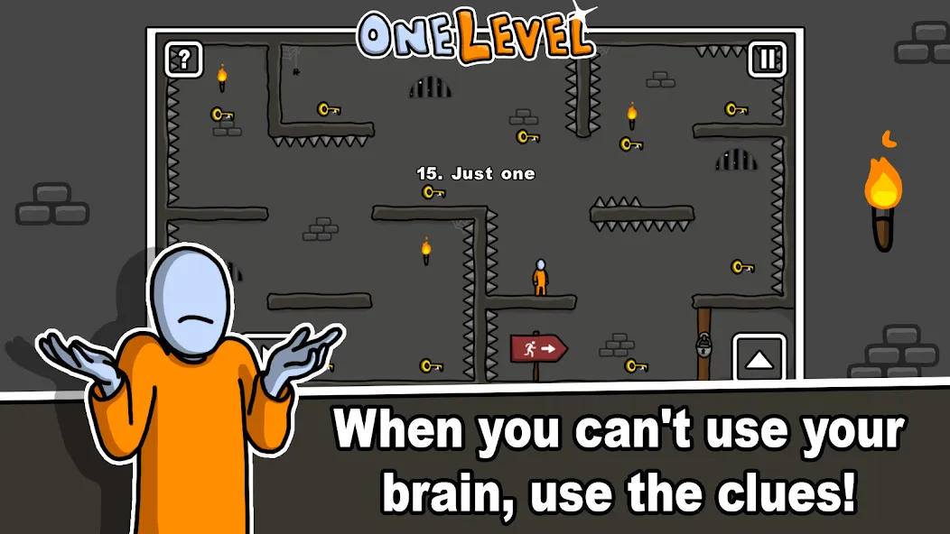 One Level: Stickman Jailbreak (Уан Левел)  [МОД Меню] Screenshot 5