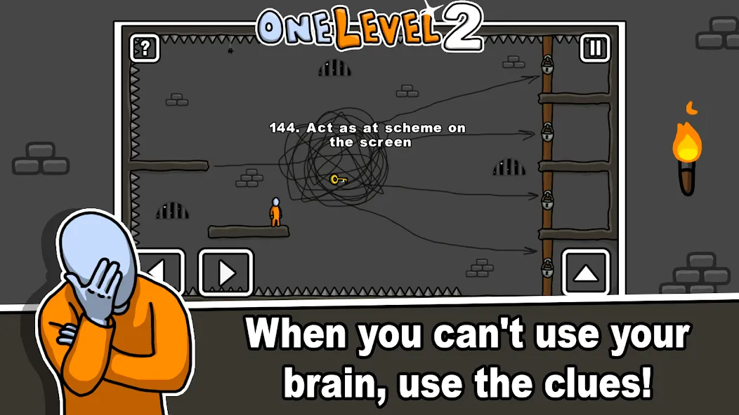 One Level 2 Stickman Jailbreak (Уан Левел 2)  [МОД Unlocked] Screenshot 5