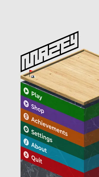 Mazey - Wooden Tilt Maze Game (Мазей)  [МОД Бесконечные деньги] Screenshot 1