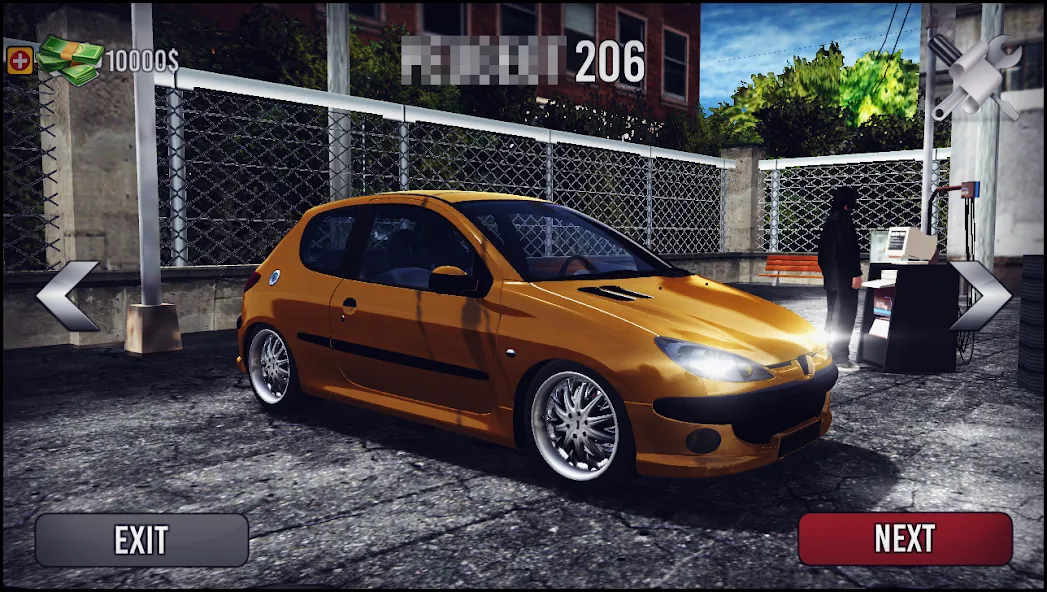 206 Drift Simulator (Дрифт Симулятор)  [МОД Много монет] Screenshot 1