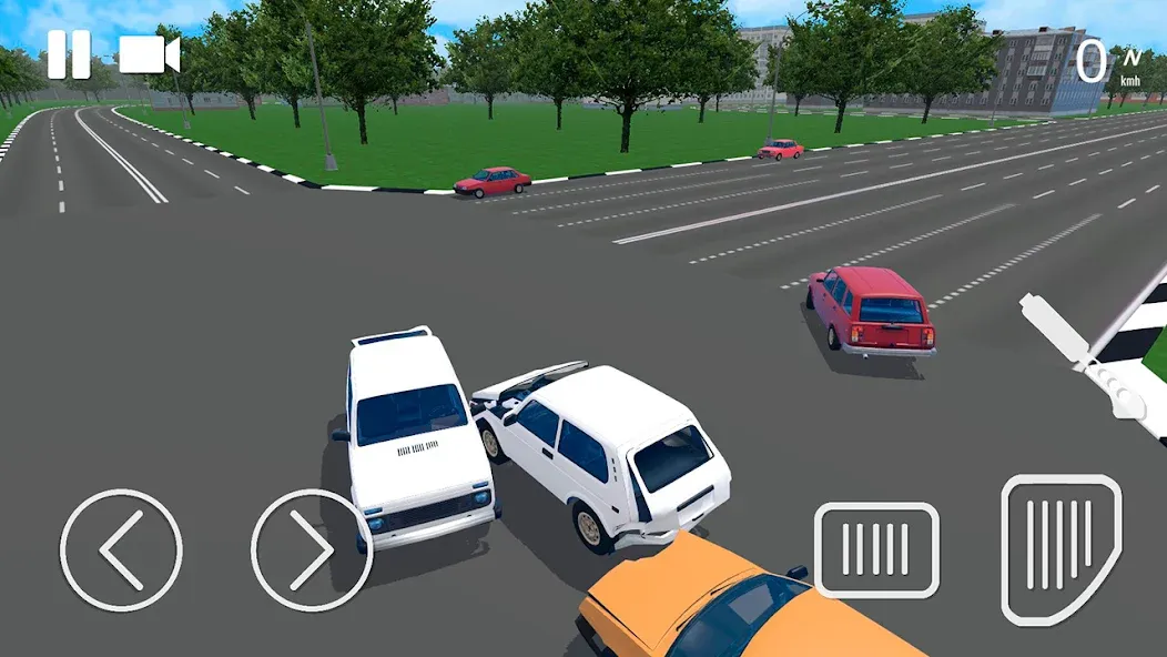 Russian Car Crash Simulator (Рашн Кар Краш Симулятор)  [МОД Много монет] Screenshot 5