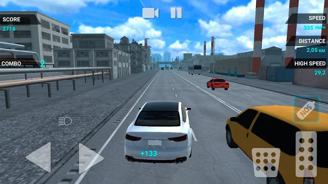 Traffic Racer Speeding Highway (Трафик Рейсер Скоростная Шоссе)  [МОД Menu] Screenshot 1