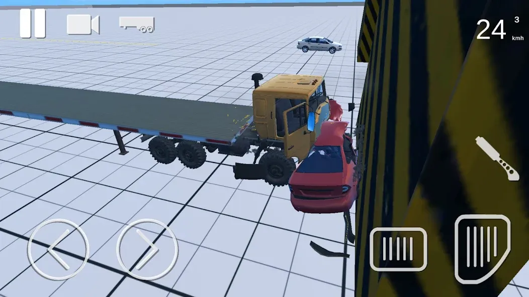 Truck Crash Simulator Accident (Симулятор ДТП с грузовиком)  [МОД Все открыто] Screenshot 4