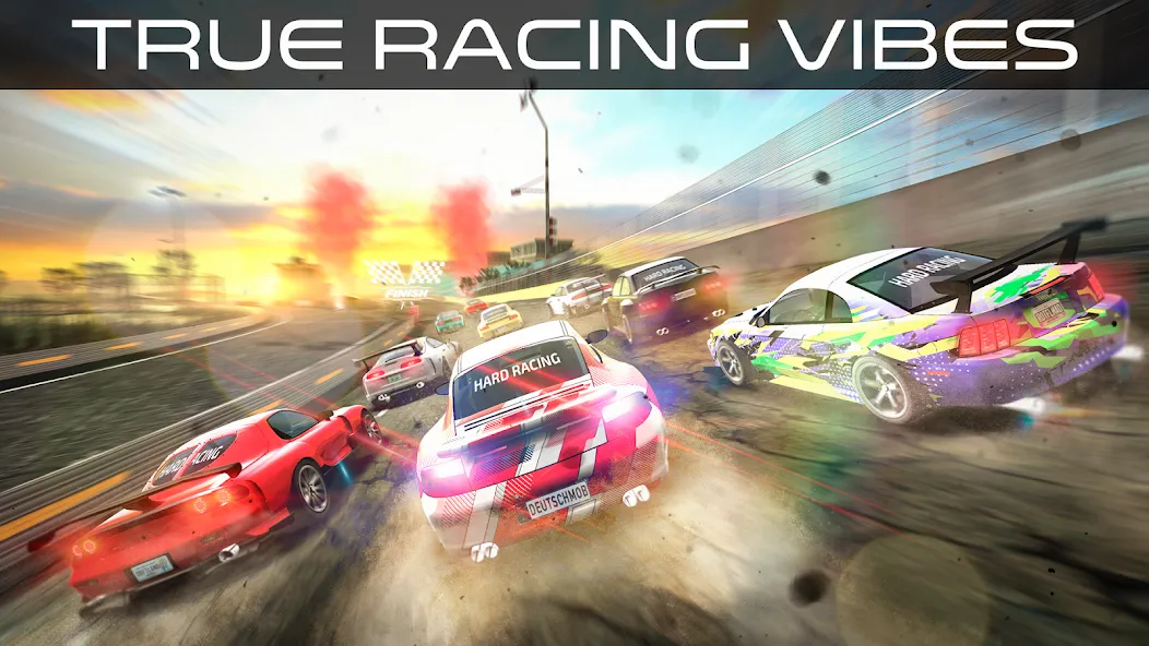 Hard Racing - Real Drag Racing (Хард Рейсинг)  [МОД Unlocked] Screenshot 1