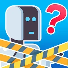 Скачать взломанную No Robots Allowed - Crazy Quiz (Но роботы не допускаются)  [МОД Unlocked] - полная версия apk на Андроид