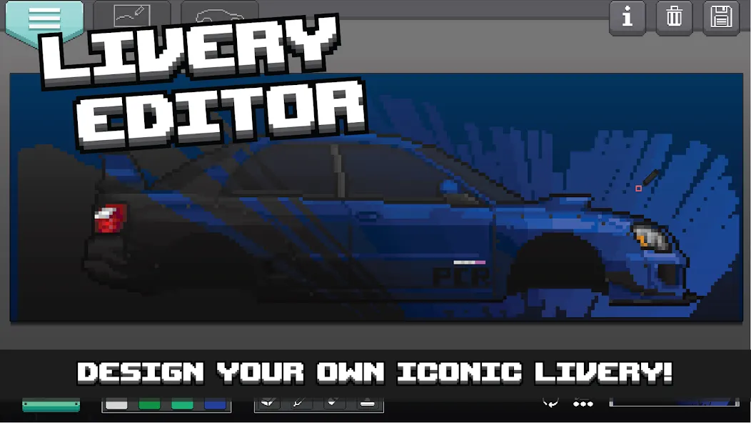 Pixel Car Racer (Пиксельный гоночный автомобиль)  [МОД Unlimited Money] Screenshot 5