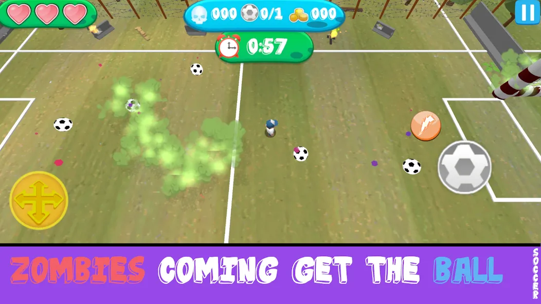 Soccer Apocalypse Survival (Соккер Апокалипсис Сурвивал)  [МОД Бесконечные монеты] Screenshot 3