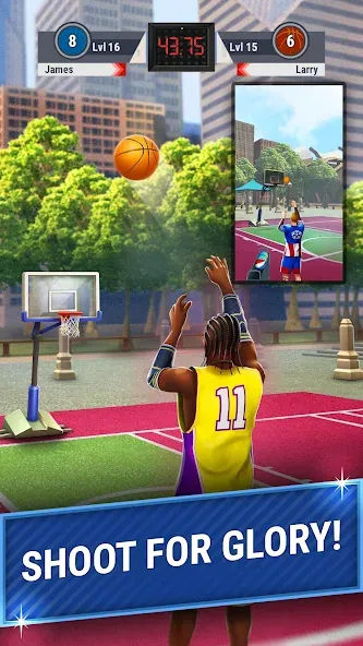 3pt Contest: Basketball Games  [МОД Unlocked] Screenshot 2