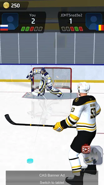 Hockey Game Stars 3D (Хоккей Гейм Старс 3D)  [МОД Menu] Screenshot 5