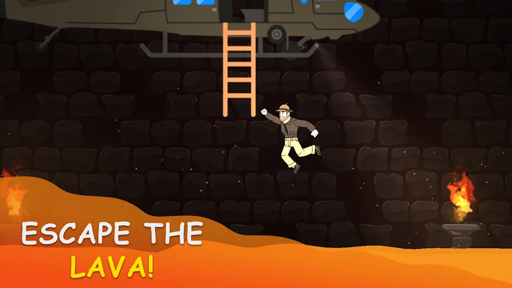 Volcano Escape (Вулканическое бегство)  [МОД Menu] Screenshot 2