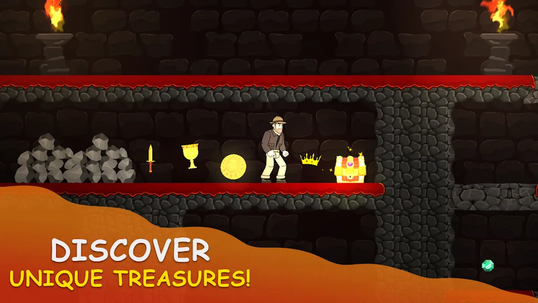 Volcano Escape (Вулканическое бегство)  [МОД Menu] Screenshot 3