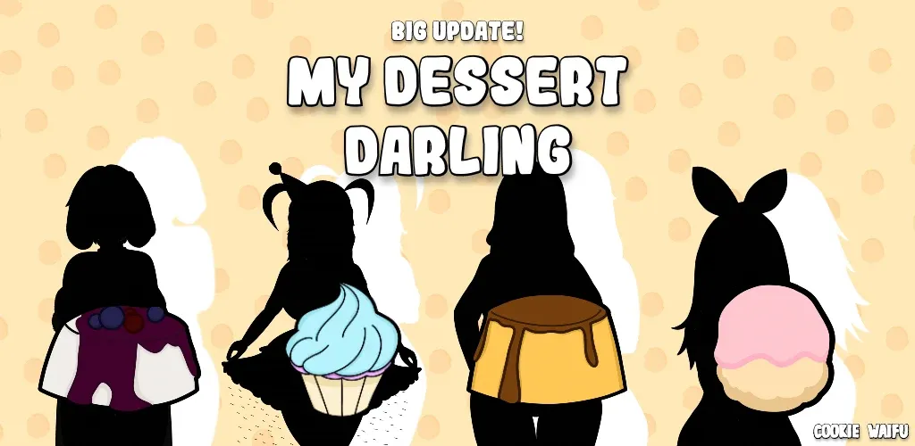 Cookie Waifu: Dessert Darling (Куки Вайфу)  [МОД Много монет] Screenshot 1