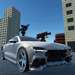 Скачать взломанную Car Crash Arena Simulator 3D  [МОД Menu] - последняя версия apk на Андроид