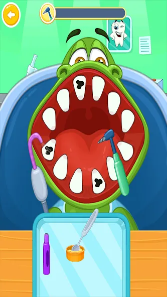 Children's doctor : dentist  [МОД Все открыто] Screenshot 3