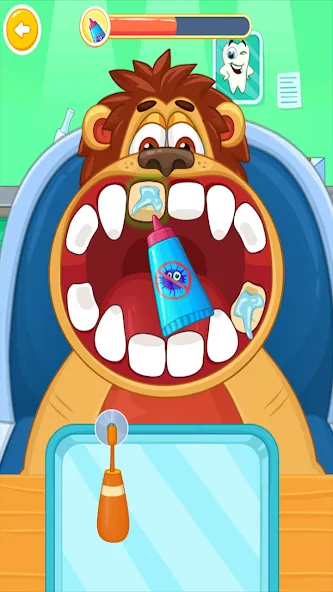 Children's doctor : dentist  [МОД Все открыто] Screenshot 5