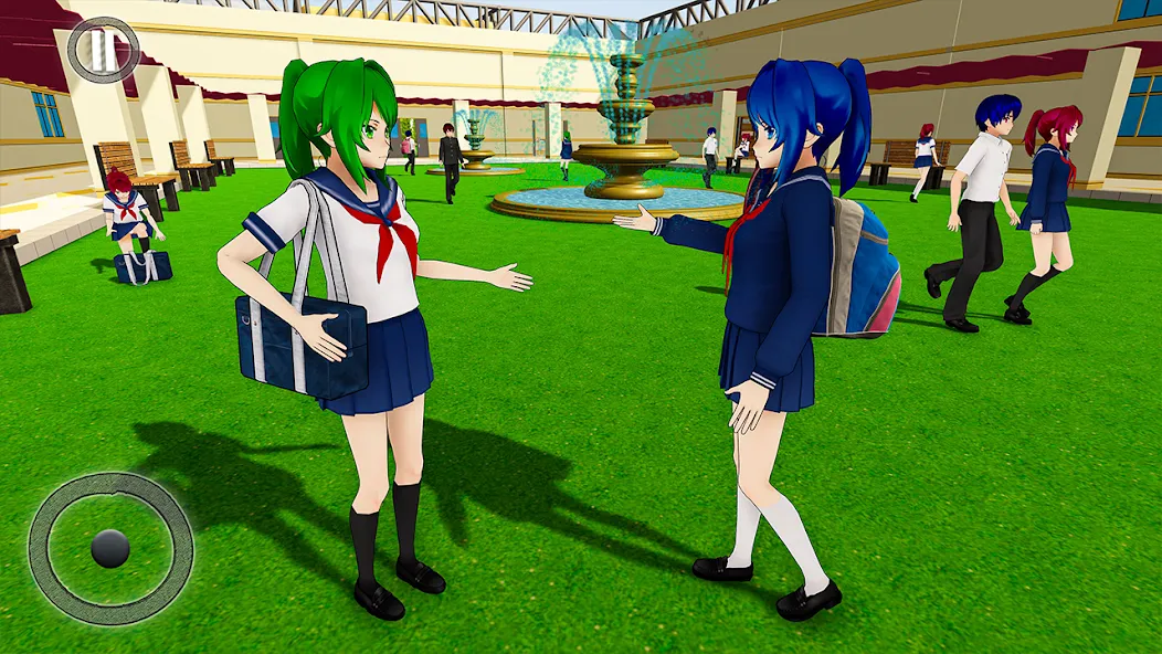 Anime Girl School Teacher 3D  [МОД Много монет] Screenshot 4