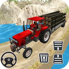 Взломанная Rural Farming - Tractor games  [МОД Mega Pack] - последняя версия apk на Андроид