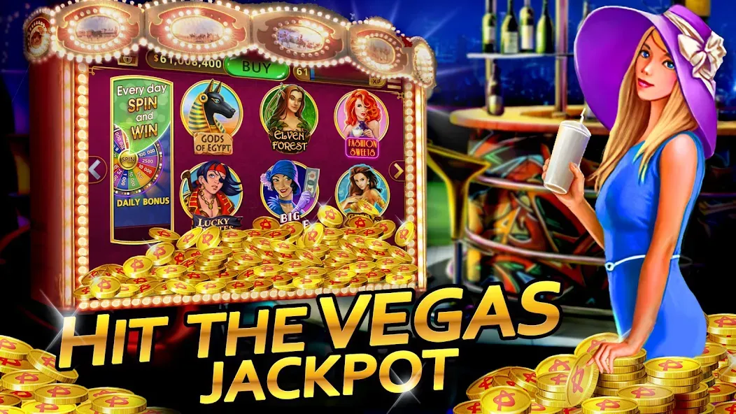 Vegas Casino - Slot Machines (Вегас Казино)  [МОД Бесконечные деньги] Screenshot 1