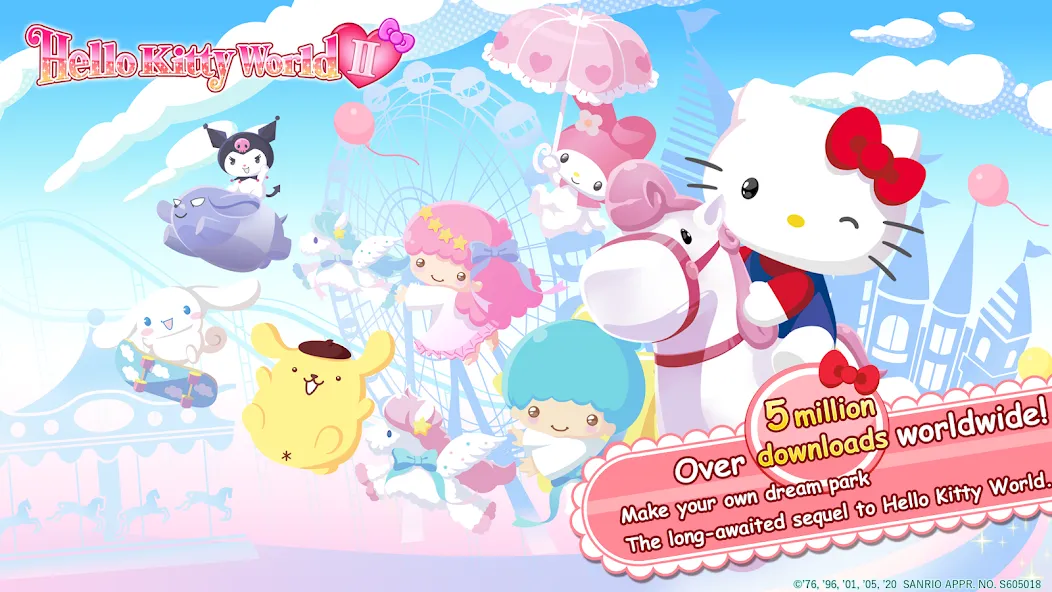 HelloKittyWorld2 Sanrio Kawaii (ХеллоуКиттиВорлд2 Санрио Каваии)  [МОД Mega Pack] Screenshot 1