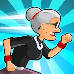 Взлом Angry Gran Run - Running Game (Энгри Гран Ран)  [МОД Много монет] - стабильная версия apk на Андроид