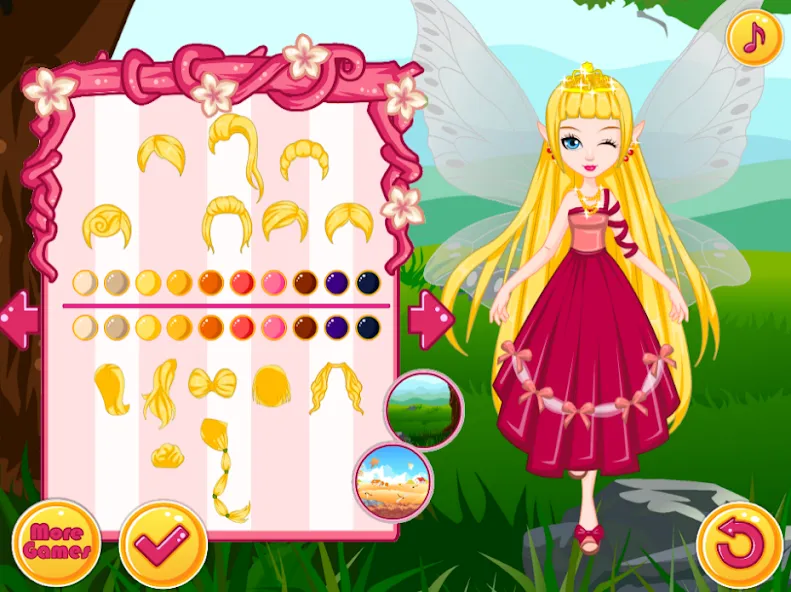 Fairy Dress Up - Girls Games  [МОД Unlocked] Screenshot 1