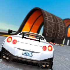 Взломанная Car Stunt Races: Mega Ramps (Кар Стант Рейсы)  [МОД Бесконечные монеты] - стабильная версия apk на Андроид