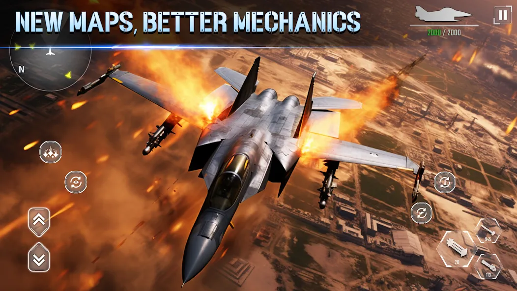 Aircraft Strike: Jet Fighter  [МОД Unlimited Money] Screenshot 4