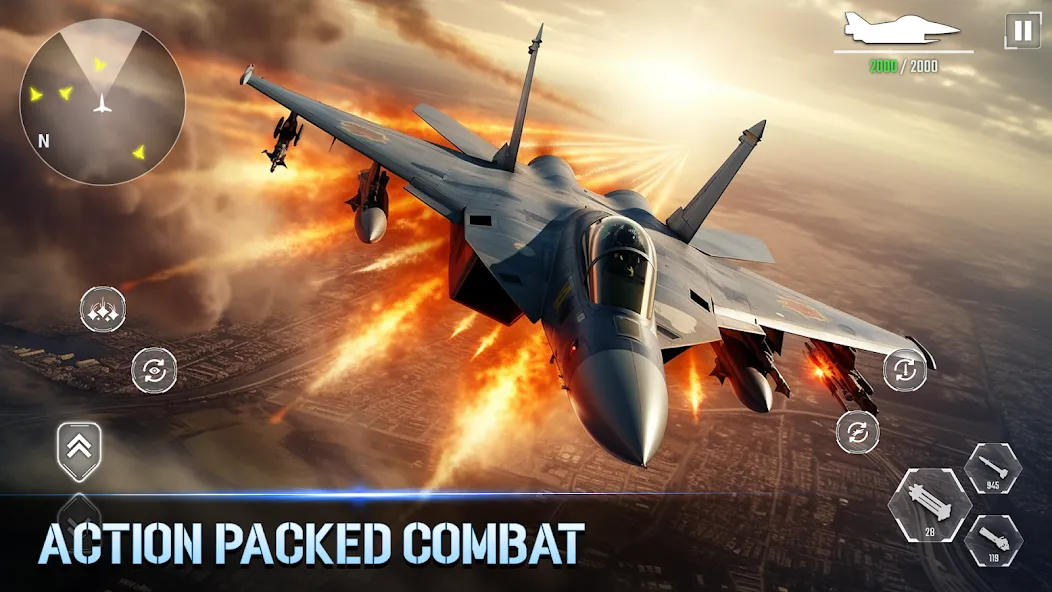 Aircraft Strike: Jet Fighter  [МОД Unlimited Money] Screenshot 5